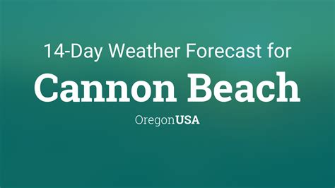 cannon beach extended weather forecast.